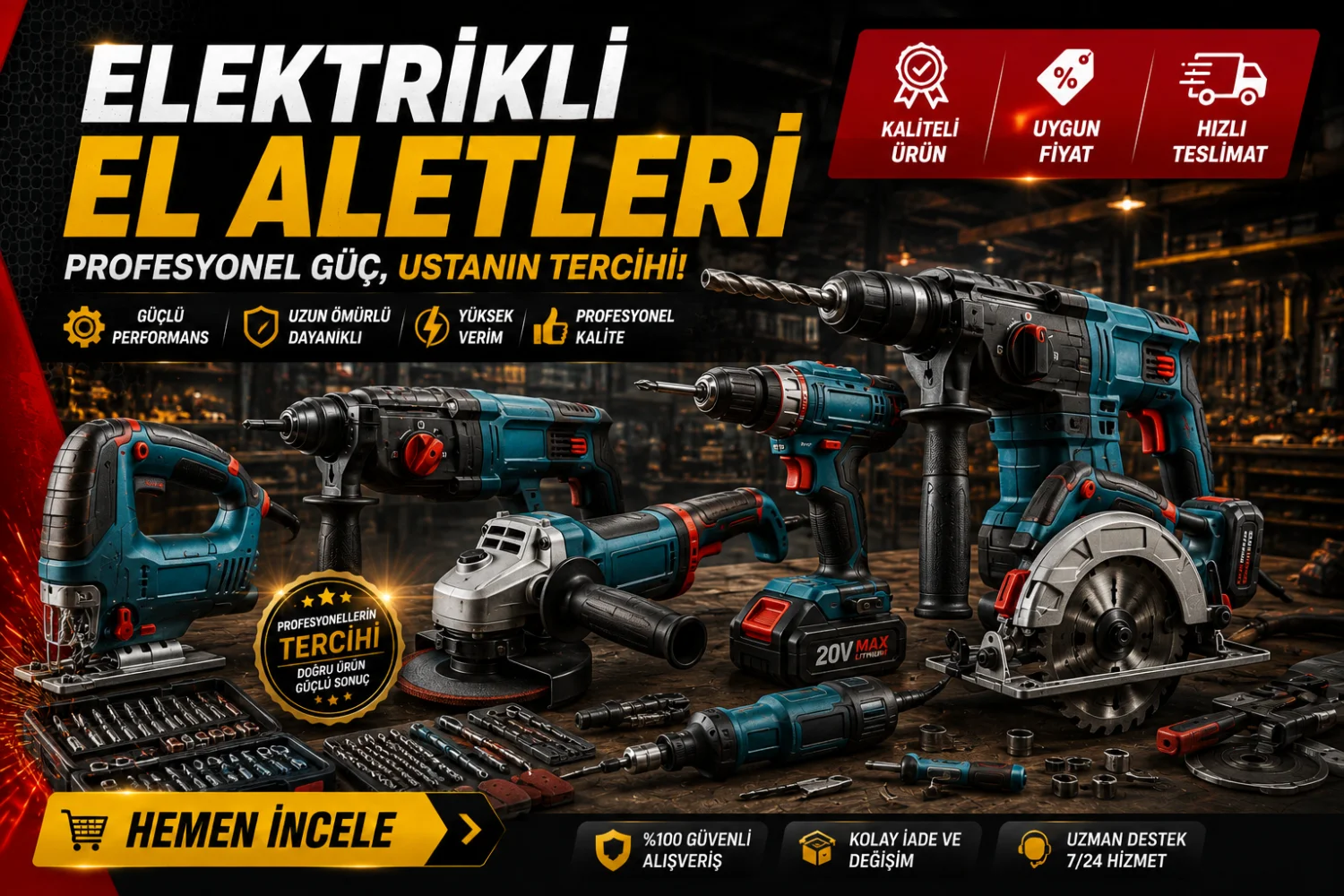 ELEKTRİKLİ EL ALETLERİ