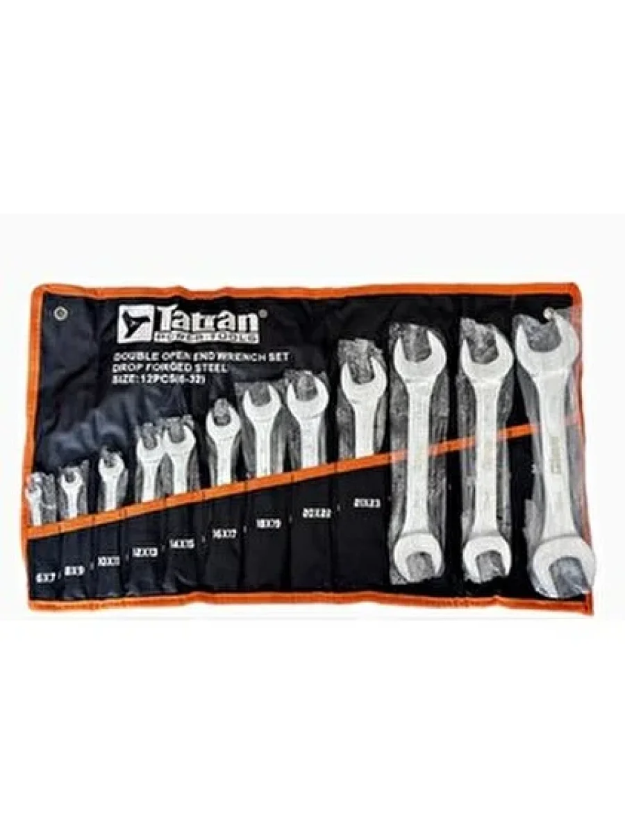 12 Parça Açık Ağız Anahtar Takımı 6-32MM – Dayanıklı Profesyonel Set